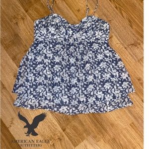 American Eagle Flowy Tank Top